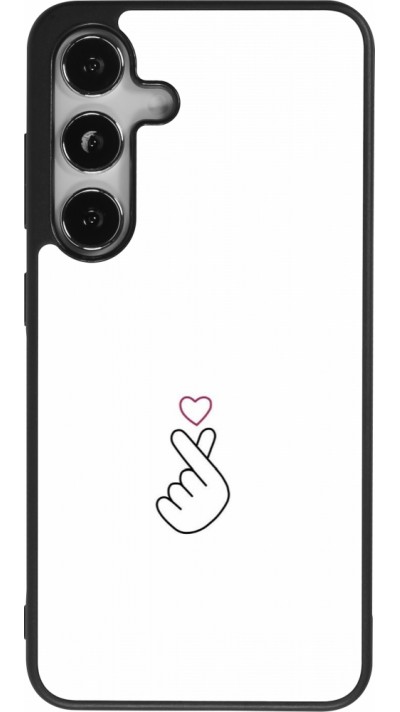 Coque Samsung Galaxy S25 - Silicone rigide noir Valentine 2024 heat by Millennials