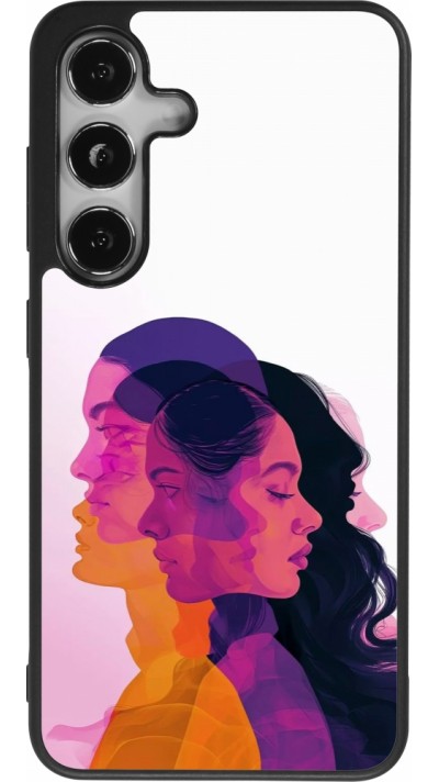 Coque Samsung Galaxy S25 - Silicone rigide noir Womens day 2026 10