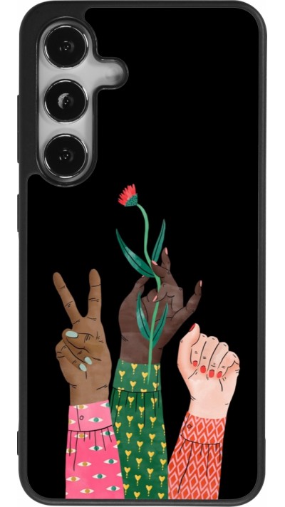 Coque Samsung Galaxy S25 - Silicone rigide noir Womens day 2026 2