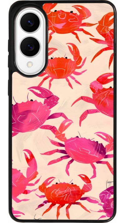 Coque Samsung Galaxy S25 Edge - Silicone rigide noir Crabs Paint