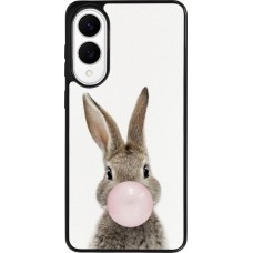 Coque Samsung Galaxy S25 Edge - Silicone rigide noir Easter 2023 bubble gum bunny