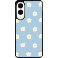 Coque Samsung Galaxy S25 Edge - Silicone rigide noir Easter 2024 daisy flower