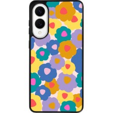 Coque Samsung Galaxy S25 Edge - Silicone rigide noir Easter 2024 flower power