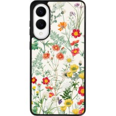 Coque Samsung Galaxy S25 Edge - Silicone rigide noir Flora Botanical Wildlife
