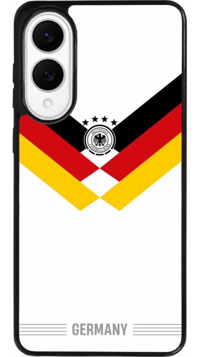 Samsung Galaxy S25 Edge Case Hülle - Silikon schwarz Deutschland 2026 personalisierbares Fussballtrikot