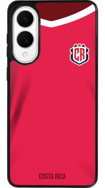 Coque Samsung Galaxy S25 Edge - Silicone rigide noir Maillot de football Costa Rica 2022 personnalisable Coque Samsung Galaxy S25 Edge - Silicone rigide noir Maillot de football Costa Rica 2022 personnalisable