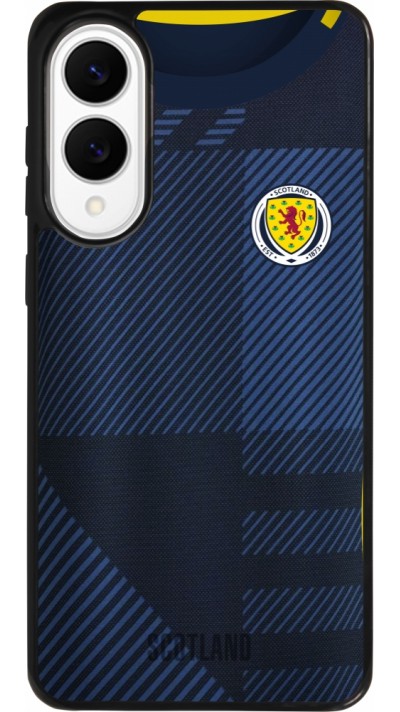 Coque Samsung Galaxy S25 Edge - Silicone rigide noir Maillot de football Ecosse personnalisable Coque Samsung Galaxy S25 Edge - Silicone rigide noir Maillot de football Ecosse personnalisable