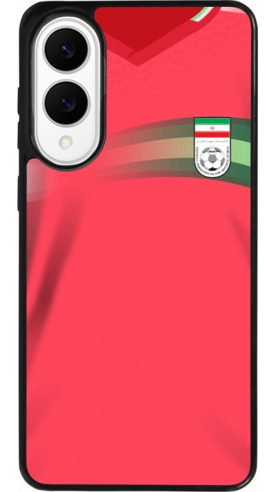 Coque Samsung Galaxy S25 Edge - Silicone rigide noir Maillot de football Iran 2022 personnalisable Coque Samsung Galaxy S25 Edge - Silicone rigide noir Maillot de football Iran 2022 personnalisable