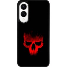 Coque Samsung Galaxy S25 Edge - Silicone rigide noir Halloween 2023 scary skull