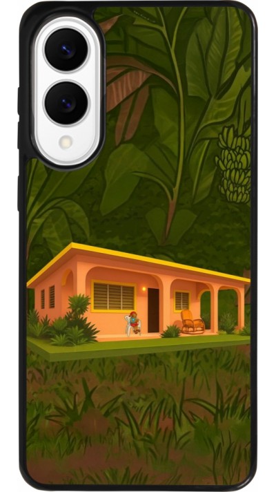 Samsung Galaxy S25 Edge Case Hülle - Silikon schwarz Benitos house DTMF