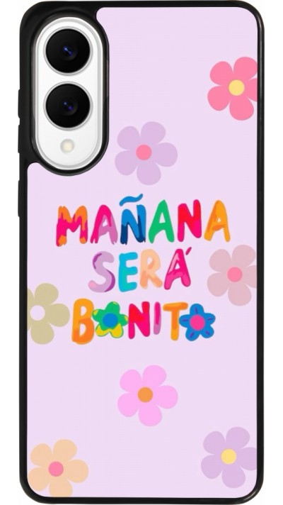 Samsung Galaxy S25 Edge Case Hülle - Silikon schwarz Karol G Manana sera bonito