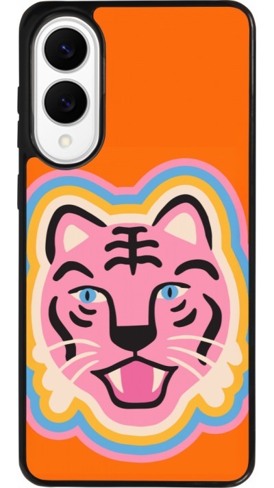 Coque Samsung Galaxy S25 Edge - Silicone rigide noir Lion colors 2026