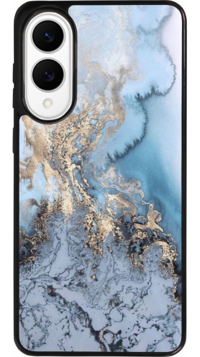 Coque Samsung Galaxy S25 Edge - Silicone rigide noir Marble 04 Coque Samsung Galaxy S25 Edge - Silicone rigide noir Marble 04