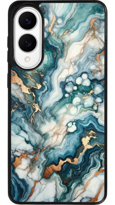 Coque Samsung Galaxy S25 Edge - Silicone rigide noir Marbre Vert Bleu Doré Coque Samsung Galaxy S25 Edge - Silicone rigide noir Marbre Vert Bleu Doré