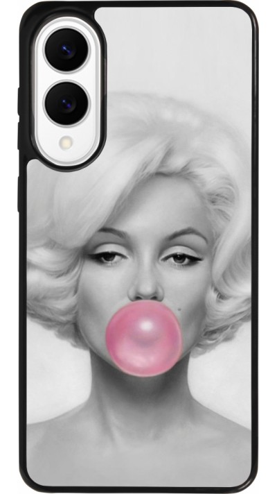 Coque Samsung Galaxy S25 Edge - Silicone rigide noir Marilyn Bubble Coque Samsung Galaxy S25 Edge - Silicone rigide noir Marilyn Bubble