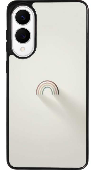 Coque Samsung Galaxy S25 Edge - Silicone rigide noir Mini Rainbow Minimal Coque Samsung Galaxy S25 Edge - Silicone rigide noir Mini Rainbow Minimal