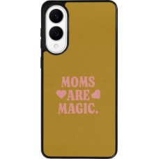 Samsung Galaxy S25 Edge Case Hülle - Silikon schwarz Mom 2026 Are Magic