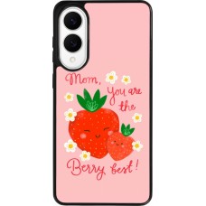Samsung Galaxy S25 Edge Case Hülle - Silikon schwarz Mom 2026 Berry best