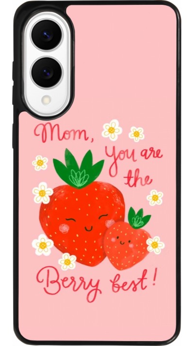 Samsung Galaxy S25 Edge Case Hülle - Silikon schwarz Mom 2026 Berry best