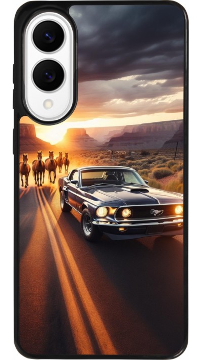 Coque Samsung Galaxy S25 Edge - Silicone rigide noir Mustang 69 Grand Canyon Coque Samsung Galaxy S25 Edge - Silicone rigide noir Mustang 69 Grand Canyon