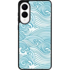 Coque Samsung Galaxy S25 Edge - Silicone rigide noir Ocean Waves