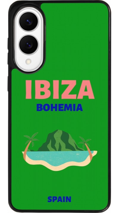 Coque Samsung Galaxy S25 Edge - Silicone rigide noir Pop Summer Destination Ibiza Coque Samsung Galaxy S25 Edge - Silicone rigide noir Pop Summer Destination Ibiza