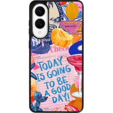Coque Samsung Galaxy S25 Edge - Silicone rigide noir Preppy Today is Going to be a good day