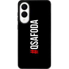 Coque Samsung Galaxy S25 Edge - Silicone rigide noir Qsafoda 1