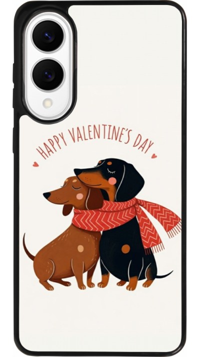 Samsung Galaxy S25 Edge Case Hülle - Silikon schwarz Saint Valentines Day 26 Happy Valentine