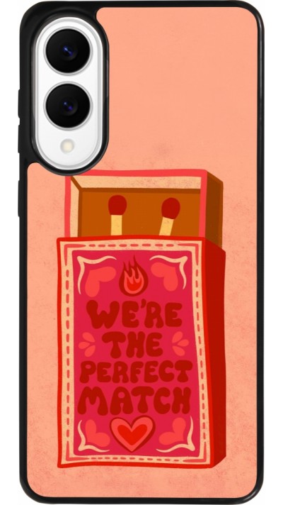Samsung Galaxy S25 Edge Case Hülle - Silikon schwarz Saint Valentines Day 26 Perfect Match