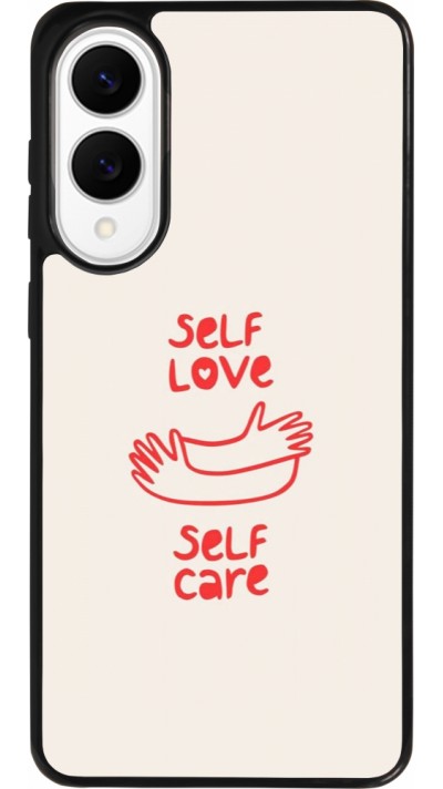 Samsung Galaxy S25 Edge Case Hülle - Silikon schwarz Saint Valentines Day 26 Self love self care