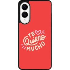 Coque Samsung Galaxy S25 Edge - Silicone rigide noir Saint Valentines Day 26 Te quiero mucho