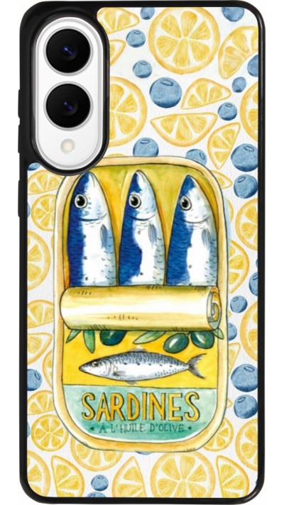 Coque Samsung Galaxy S25 Edge - Silicone rigide noir Sardines in oil 2026