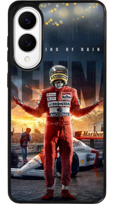 Coque Samsung Galaxy S25 Edge - Silicone rigide noir Senna The King of Rain Coque Samsung Galaxy S25 Edge - Silicone rigide noir Senna The King of Rain