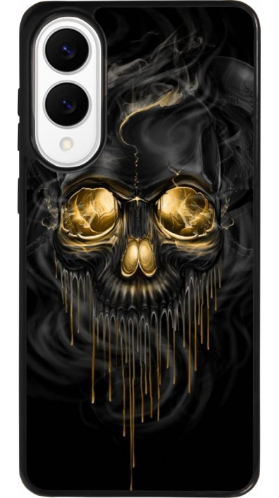 Coque Samsung Galaxy S25 Edge - Silicone rigide noir Skull 02 Coque Samsung Galaxy S25 Edge - Silicone rigide noir Skull 02