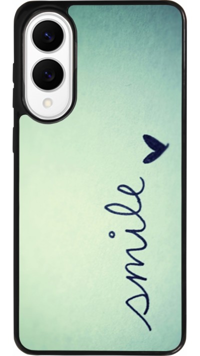 Coque Samsung Galaxy S25 Edge - Silicone rigide noir Smile Coque Samsung Galaxy S25 Edge - Silicone rigide noir Smile