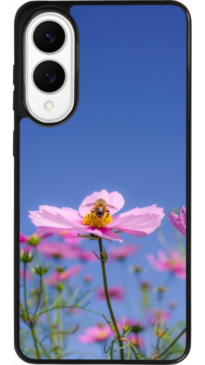 Samsung Galaxy S25 Edge Case Hülle - Silikon schwarz Bee on a flower Spring 2026