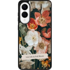Coque Samsung Galaxy S25 Edge - Silicone rigide noir Full Bloom Spring 2026
