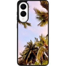 Coque Samsung Galaxy S25 Edge - Silicone rigide noir Summer 2023 palm tree vibe