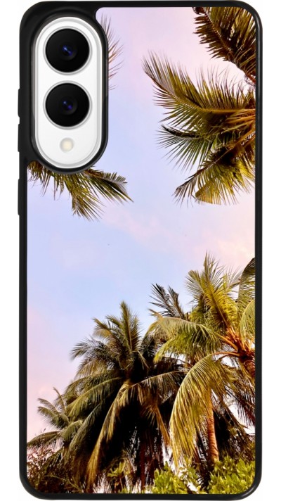 Coque Samsung Galaxy S25 Edge - Silicone rigide noir Summer 2023 palm tree vibe