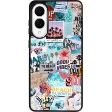 Coque Samsung Galaxy S25 Edge - Silicone rigide noir Summer 20 collage