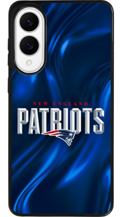 Coque Samsung Galaxy S25 Edge - Silicone rigide noir Super Bowl 26 Patriots 2