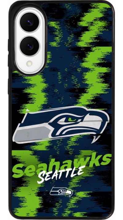 Coque Samsung Galaxy S25 Edge - Silicone rigide noir Super Bowl 26 Seattle 2