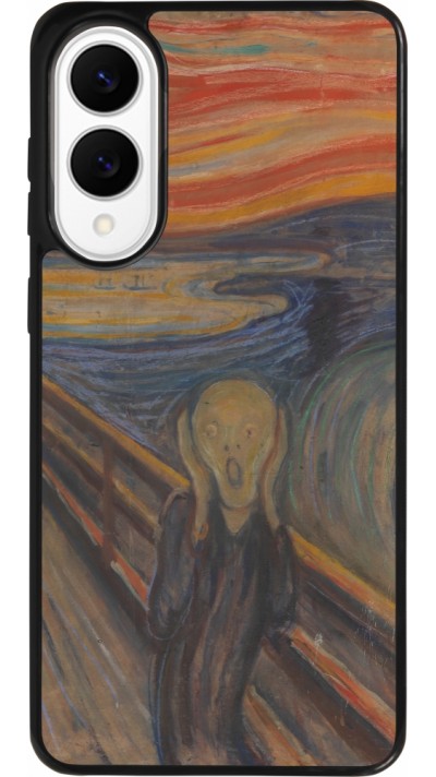 Coque Samsung Galaxy S25 Edge - Silicone rigide noir Tableau art - Le Cri - Edvard Munch