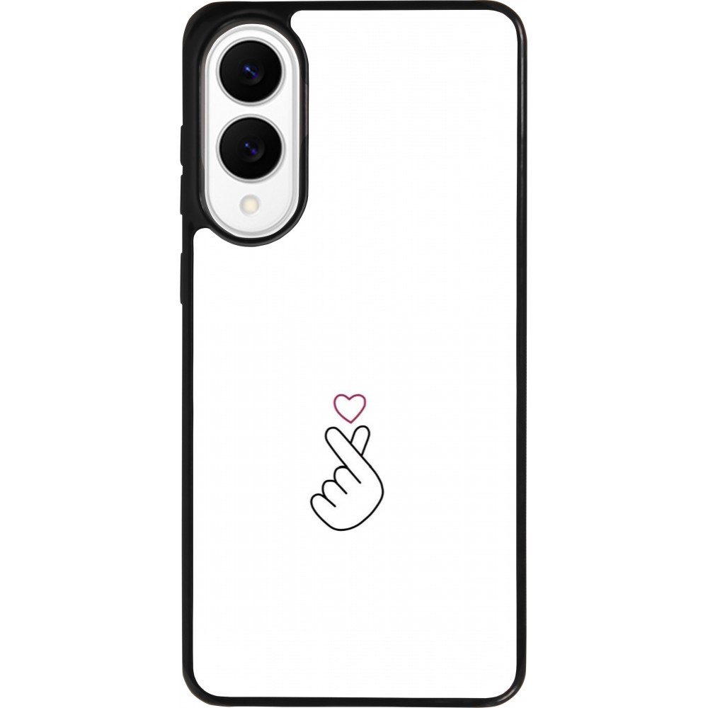 Coque Samsung Galaxy S25 Edge - Silicone rigide noir Valentine 2024 heat by Millennials