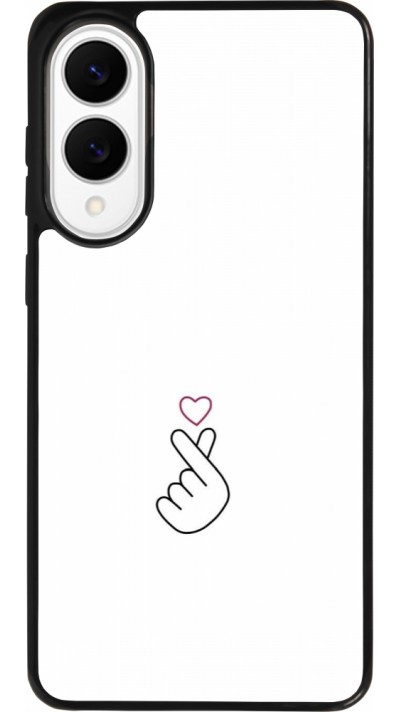 Coque Samsung Galaxy S25 Edge - Silicone rigide noir Valentine 2024 heat by Millennials Coque Samsung Galaxy S25 Edge - Silicone rigide noir Valentine 2024 heat by Millennials