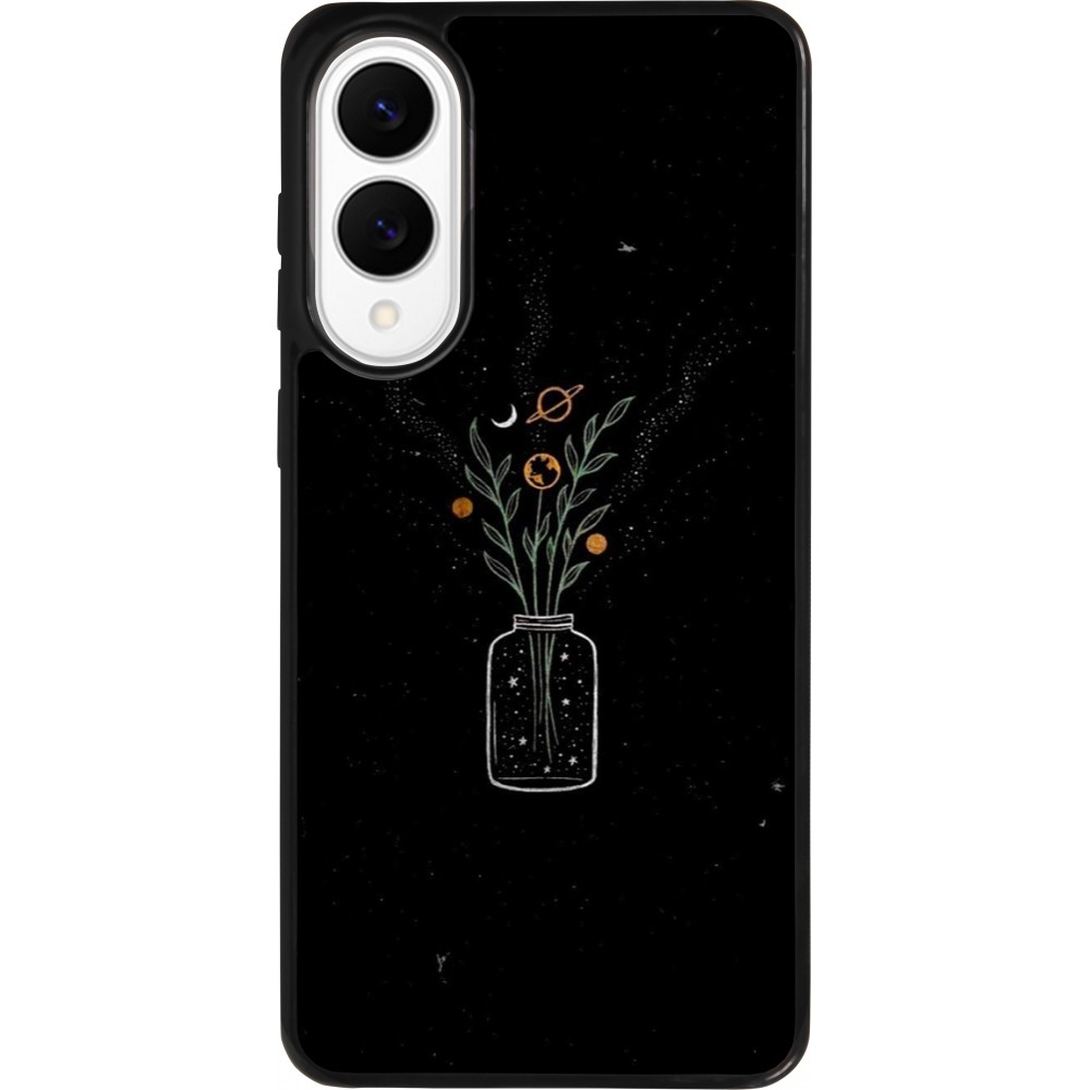 Coque Samsung Galaxy S25 Edge - Silicone rigide noir Vase black