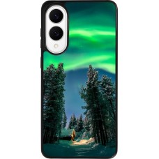 Coque Samsung Galaxy S25 Edge - Silicone rigide noir Winter 22 Northern Lights