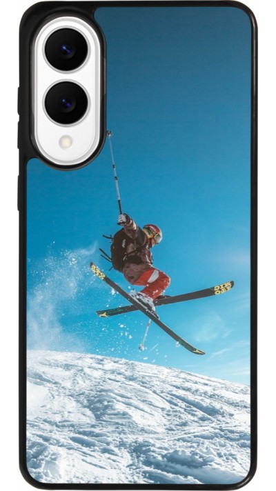 Coque Samsung Galaxy S25 Edge - Silicone rigide noir Winter 22 Ski Jump Coque Samsung Galaxy S25 Edge - Silicone rigide noir Winter 22 Ski Jump