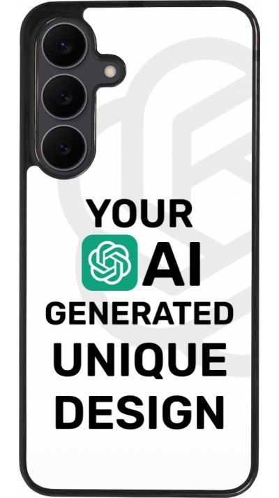 Samsung Galaxy S25 FE Case Hülle - Silikon schwarz Weltweit einzigartig erstellt dank Deiner Kreativität und künstlicher Intelligenz (KI)